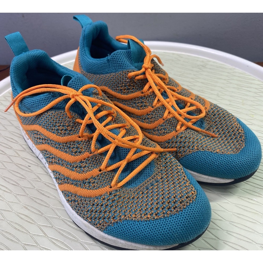 Scarpa Gecko Air Flip Hiking Climbing Shoes Orange & Blue Comfort Sneakers 7